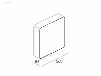 10 x atlas 30 plafond led lamp zwart - afbeelding 3 van  9