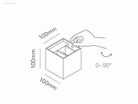 10 x cube motion wand armaturen wit - afbeelding 11 van  12