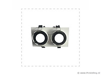 10 x downlight fitting – draaibaar – gu10 – wit/zwart – ip20 – ep-2 - afbeelding 3 van  4