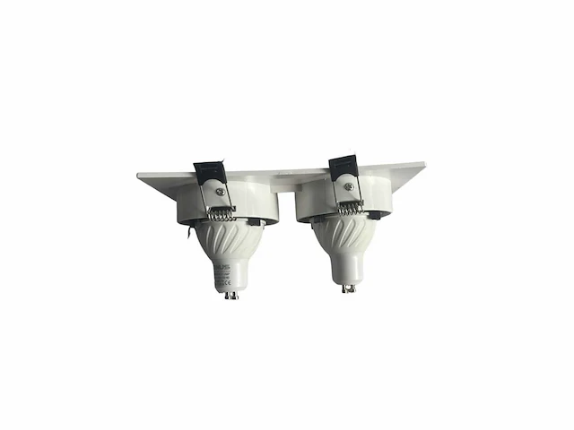 10 x downlight fitting – draaibaar – gu10 – wit/zwart – ip20 – ep-2 - afbeelding 2 van  4