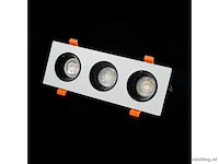 10 x downlight fitting – draaibaar – gu10 – wit/zwart – ip20 – ep-3 - afbeelding 5 van  5