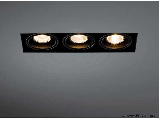 10 x downlight fitting – draaibaar – gu10 – zwart – ip20 – ep-3 - afbeelding 3 van  5