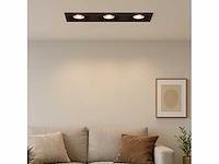 10 x downlight fitting – draaibaar – gu10 – zwart – ip20 – ep-3