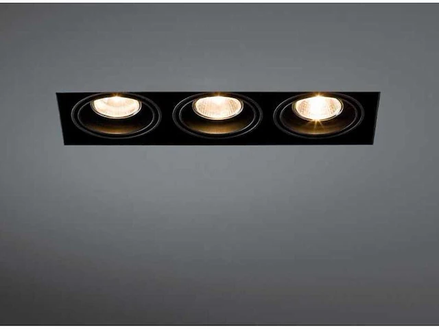 10 x downlight fitting – draaibaar – gu10 – zwart – ip20 – ep-3 - afbeelding 3 van  5