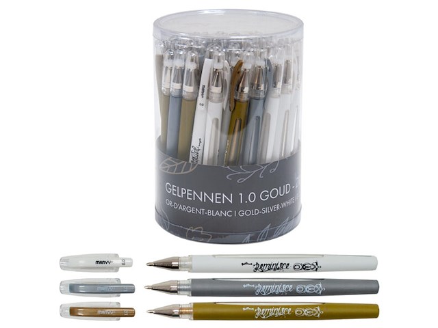 10 x gelpennen - afbeelding 3 van  3