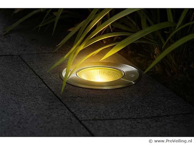 10 x grondspot rond – gu10 – ip65 waterdicht - afbeelding 1 van  4