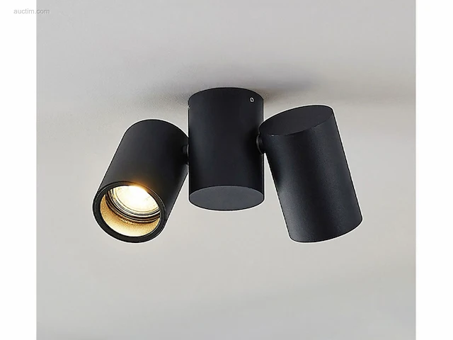 10 x gt gu10 kantelbare spots zwart - afbeelding 1 van  6