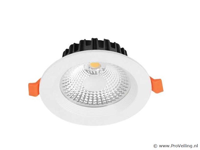 10 x inbouw led spot – 15w – 6500k koud wit – cob – ip20 - afbeelding 1 van  5