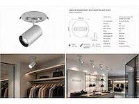 10 x inbouw monopoint rail adapter – zilver - recessed monopoint