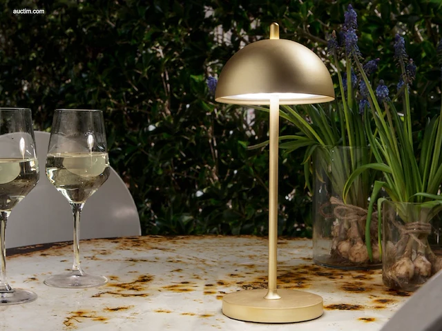 10 x intec party oplaadbare design lampen goud - afbeelding 1 van  5