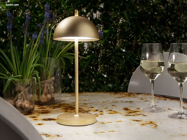10 x intec party oplaadbare design lampen goud - afbeelding 5 van  5