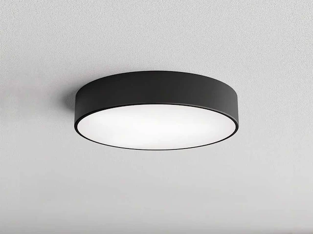 10 x kiio 36 watt plafond led lamp zwart - afbeelding 1 van  7