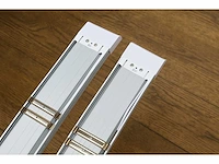 10 x led-batten met lens – 120w – 120cm – 6500k koud wit – tetra-lens - afbeelding 3 van  5