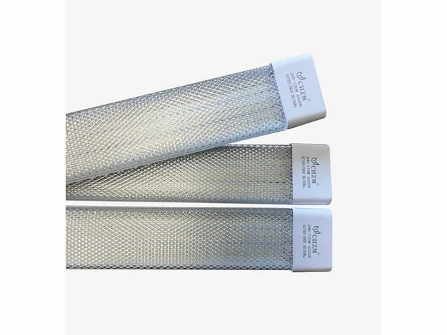 10 x led-batten met lens – 120w – 120cm – 6500k koud wit – tetra-lens - afbeelding 5 van  5