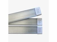 10 x led-batten met lens – 120w – 120cm – 6500k koud wit – tetra-lens - afbeelding 5 van  5