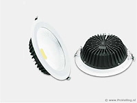 10 x led downlight – 30w – 6500k koud wit – cob – ip20 - afbeelding 2 van  4