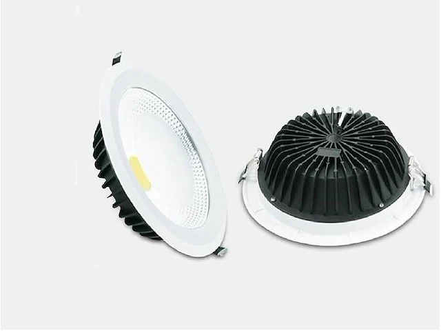 10 x led downlight – 30w – 6500k koud wit – cob – ip20 - afbeelding 2 van  4
