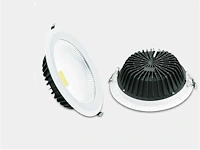 10 x led downlight – 30w – 6500k koud wit – cob – ip20 - afbeelding 2 van  4