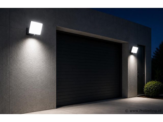 10 x led frameless floodlight 100w – 6400k koud wit – ip66 – pegasus-100 - afbeelding 1 van  5