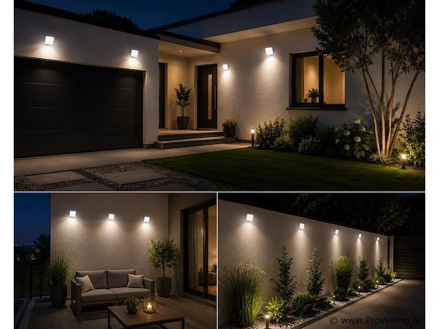 10 x led frameless floodlight 10w – 6400k koud wit – ip66 – pegasus-10 - afbeelding 3 van  5