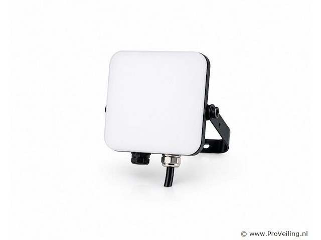 10 x led frameless floodlight 20w – 6400k koud wit – ip66 – pegasus-20 - afbeelding 2 van  5