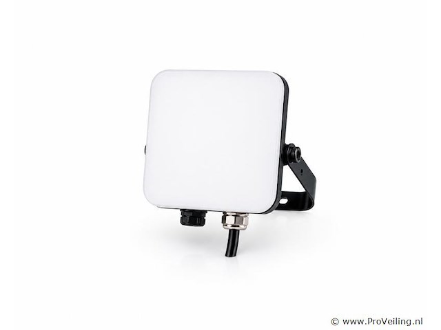 10 x led frameless floodlight 20w – 6400k koud wit – ip66 – pegasus-20 - afbeelding 2 van  5