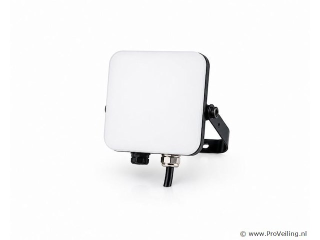 10 x led frameless floodlight 20w – 6400k koud wit – ip66 – pegasus-20 - afbeelding 2 van  5