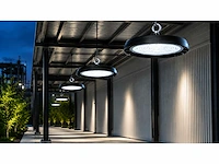 10 x led highbay ufo – 100w – 6400k koud wit – ip65 – agora-100 - afbeelding 3 van  10