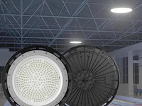 10 x led highbay ufo – 135w – 6500k koud wit – ip65 – agree-135 - afbeelding 1 van  5