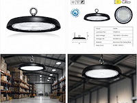 10 x led highbay ufo – 150w – 6400k koud wit – ip65 – agora-150 - afbeelding 5 van  5