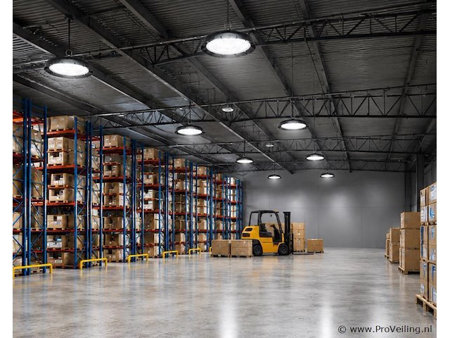 10 x led highbay ufo – 150w – 6400k koud wit – ip65 – agora-150 - afbeelding 1 van  5