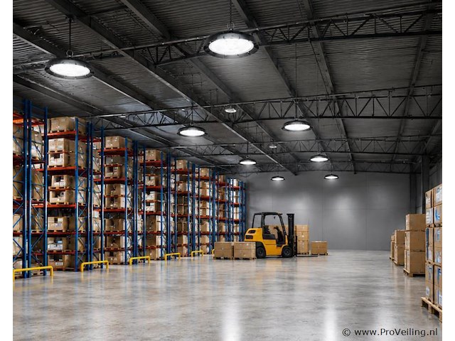 10 x led highbay ufo – 150w – 6400k koud wit – ip65 – agora-150 - afbeelding 1 van  5