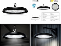 10 x led highbay ufo – 200w – 6400k koud wit – ip65 – agora-200 - afbeelding 5 van  5