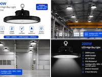 10 x led highbay ufo pro 200w – instelbaar 60% / 80% / 100% – 6500k – web-200 - afbeelding 6 van  6