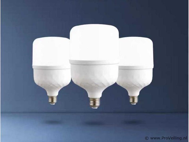 10 x led lamp – e27 – 48w – 6500k koud wit – ip20 - afbeelding 1 van  3