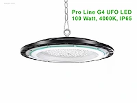 10 x led led highbay pro line slim 100 watt