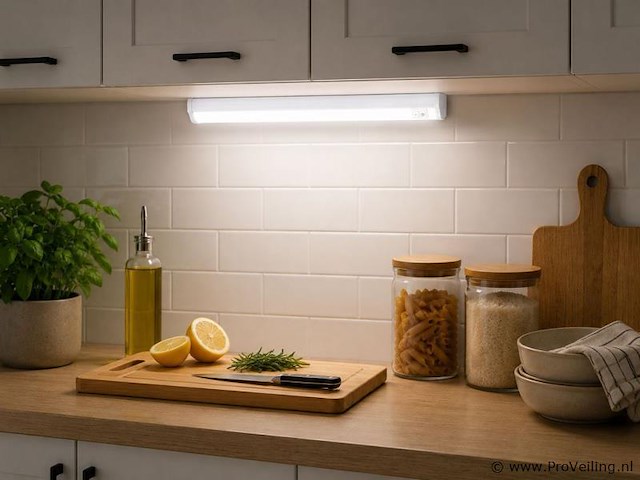 10 x led onderbouw lamp 10w – 6400k koud wit - wit – 90cm – ip20 – sigma-10 - afbeelding 2 van  5