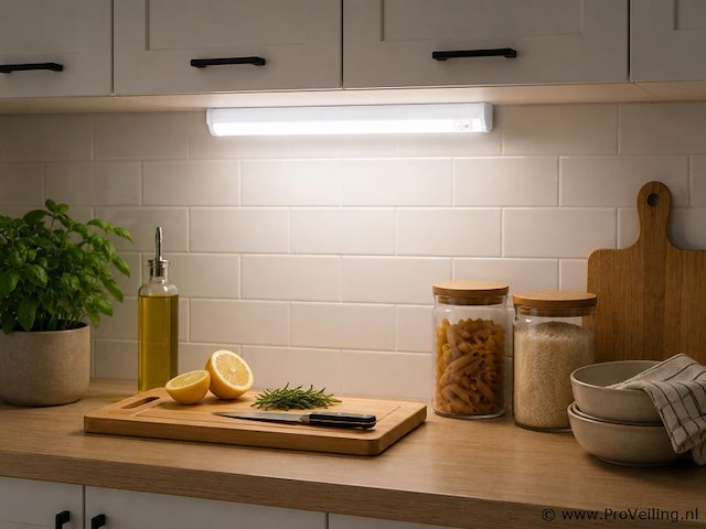 10 x led onderbouw lamp 10w – 6400k koud wit - wit – 90cm – ip20 – sigma-10 - afbeelding 2 van  5
