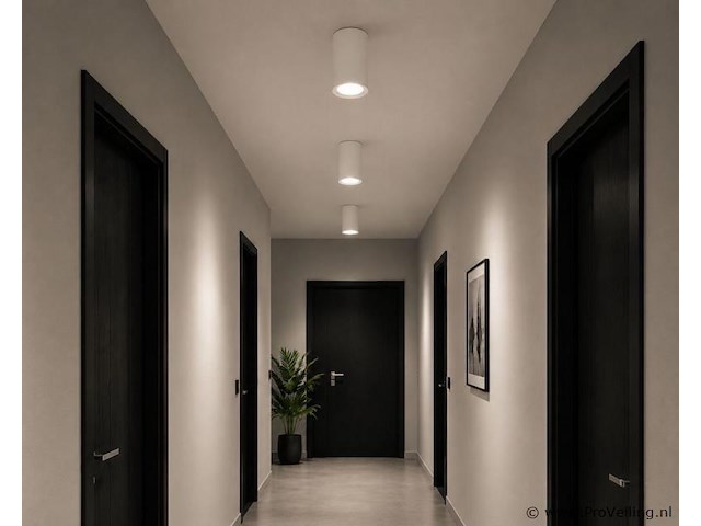 10 x led opbouw spot 5w – 4200k neutraal wit - wit – ip20 – sandra-5/xl - afbeelding 3 van  5