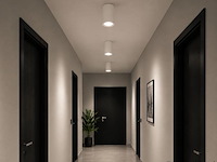 10 x led opbouw spot 5w – 4200k neutraal wit - wit – ip20 – sandra-5/xl - afbeelding 3 van  5