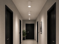 10 x led opbouw spot 5w – 4200k neutraal wit - wit – ip20 – sandra-5/xl - afbeelding 3 van  5