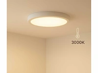 10 x led paneel – rond opbouw – 30w – 3000k warm wit – ip20