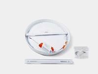 10 x led paneel – rond opbouw – 30w – 3000k warm wit – ip20 - afbeelding 4 van  5