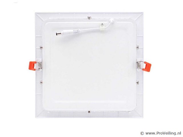 10 x led paneel – vierkant inbouw – 18w – 6500k koud wit – ip20 - afbeelding 3 van  4