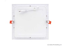 10 x led paneel – vierkant inbouw – 18w – 6500k koud wit – ip20 - afbeelding 3 van  4