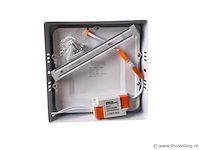 10 x led paneel – vierkant opbouw – 12w – 6500k koud wit – ip20 - afbeelding 2 van  4