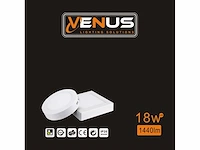 10 x led paneel – vierkant opbouw – 18w – 6500k koud wit – ip20 - afbeelding 3 van  4