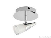 10 x led plafondspot 5w – 4000k neutraal wit – zilver – di02 - afbeelding 2 van  4