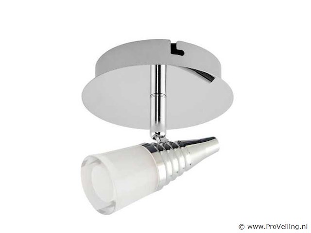 10 x led plafondspot 5w – 4000k neutraal wit – zilver – di02 - afbeelding 2 van  4
