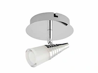 10 x led plafondspot 5w – 4000k neutraal wit – zilver – di02 - afbeelding 2 van  4